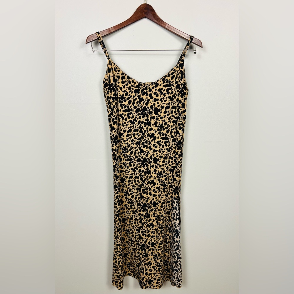 Reformation Leopard Print Midi Dress